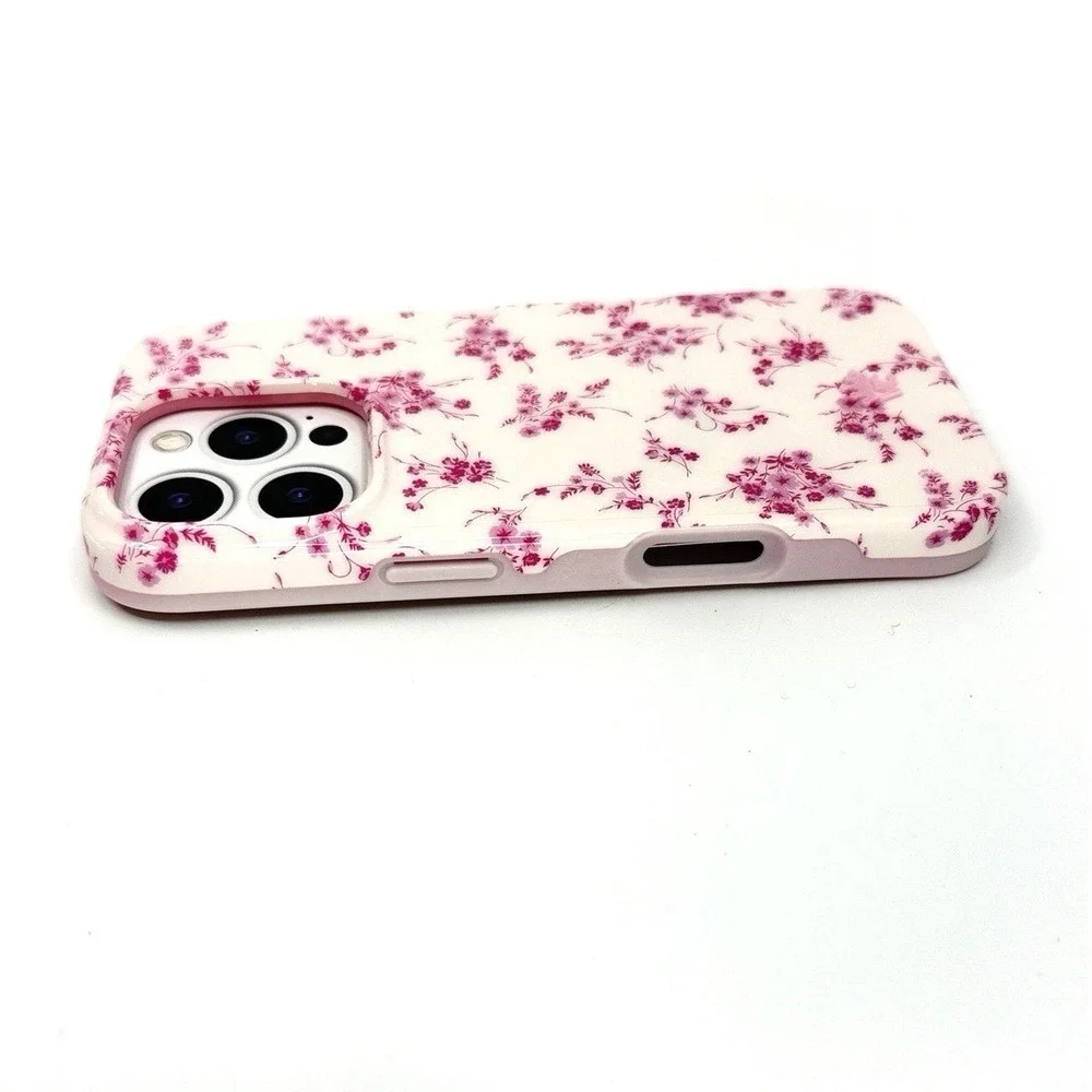 Velvet Caviar Pink French Rose Floral iPhone 16 Pro Case‎ MagSafe NWOT